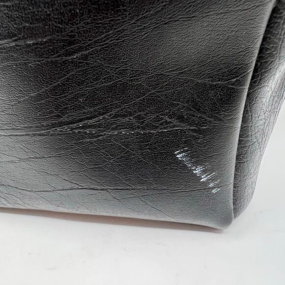 Vintage POLAROID SX70 One Step Camera Bag Black Vinyl Carrying Case Shoulder Bag - Picture 9 of 14